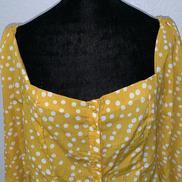 Polka Dot Long Sleeve Top - Picture 5 of 5
